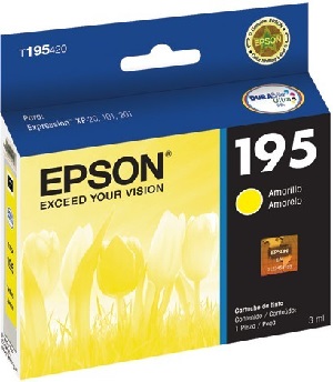 Cartucho Tinta Epson T195 Amarillo T195420-AL - T195420-AL