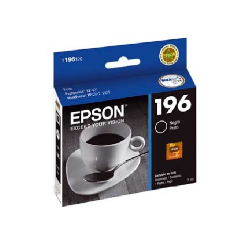 Cartucho De Tinta Epson Negra  Xp401175 PgT196120Al T196120-AL - T196120-AL