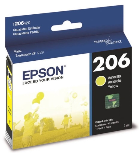 Cartucho Tinta Epson T206 Amarillo T206420-AL - T206420-AL