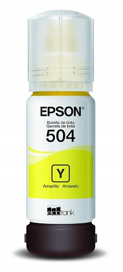 Botella Tinta Epson T504 Amarillo T504420-AL - T504420-AL