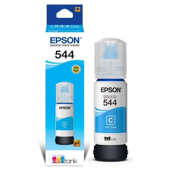 Botella De Tinta Epson T544 Cyan T544220-AL - T544220-AL