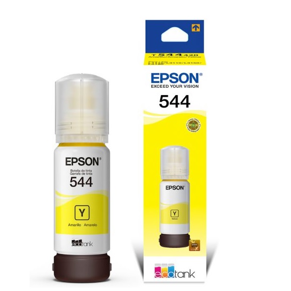 Botella De Tinta Epson T544 Amarillo T544420-AL - T544420-AL