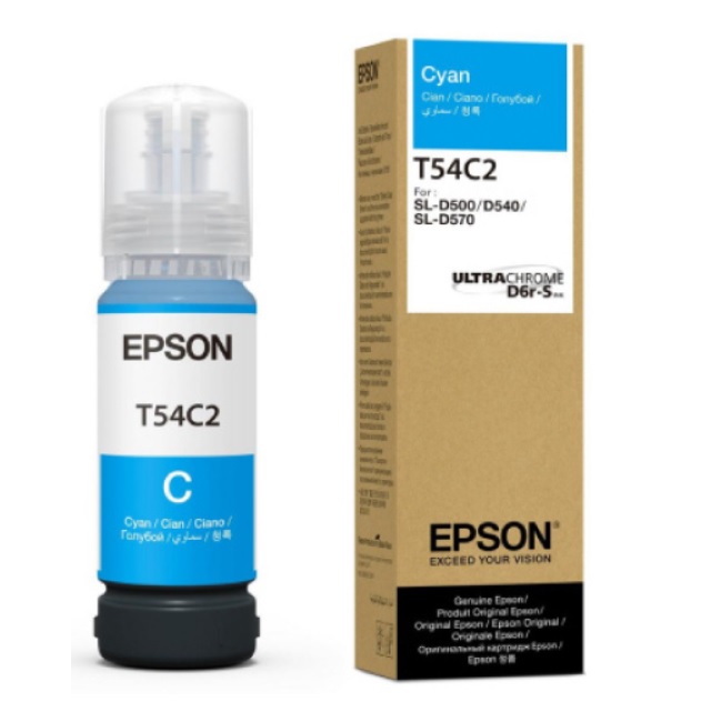 Botella de tinta Epson T54C220 cian para SureLab D570 70 ML  T54C220 - Código: T54C220 | Compra en Guadalajara