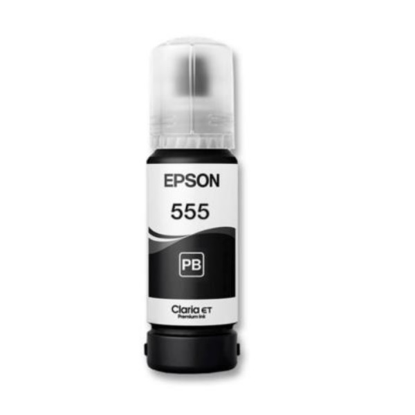 Botella De Tinta Epson T555 Negro T555120-AL - T555120-AL