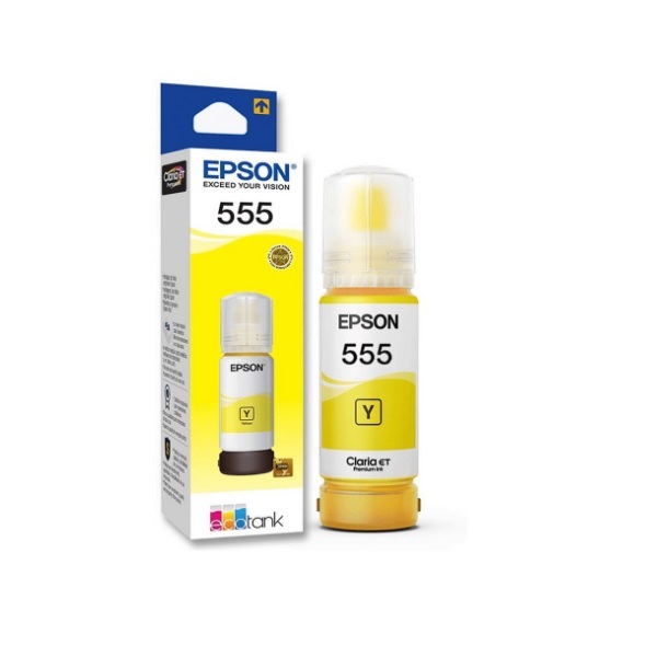 Botella De Tinta Epson T555 Amarillo T555420-AL - T555420-AL