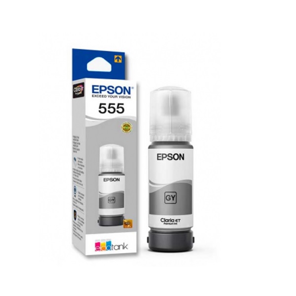 BOTELLA DE TINTA EPSON T555 GRIS T555520-AL - Código: T555520-AL | Compra en Guadalajara