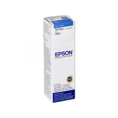 Botella De Tinta Original Epson Cyan Para L800 T673220Al T673220-AL - T673220-AL