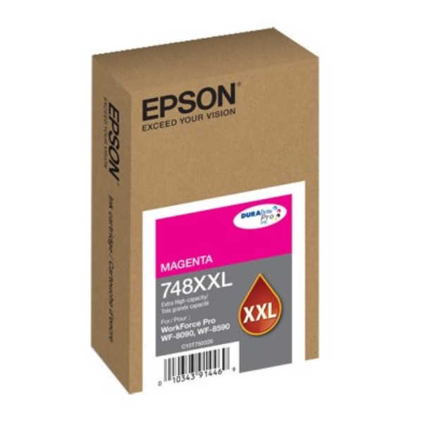 CARTUCHO TINTA EPSON T748XXL MAGENTA T748XXL320-AL - Código: T748XXL320-AL | Compra en Guadalajara