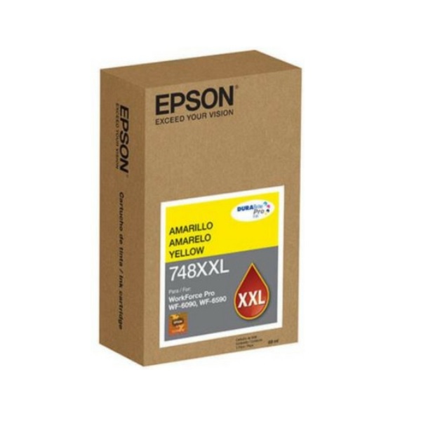 TINTA EPSON 748XXL T748XXL420-AL AMARILLO DURABRITE WF-6090/WF-6590 7 000 PAG  T748XXL420-AL - Código: T748XXL420-AL | Compra en Guadalajara