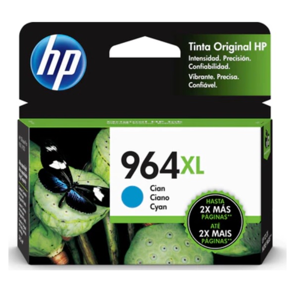 Cartucho Tinta Original Hp 964Xl Cyan 3JA54AL - 3JA54AL