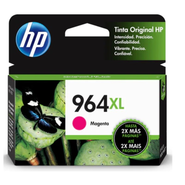 CARTUCHO TINTA ORIGINAL HP 964XL MAGENTA 3JA55AL - Código: 3JA55AL | Compra en Guadalajara