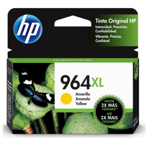 CARTUCHO TINTA ORIGINAL HP 964XL AMARILLO 3JA56AL - Código: 3JA56AL | Compra en Guadalajara