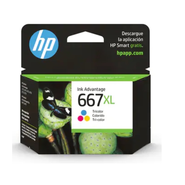 3YM80AL Cartucho Tinta Original Hp 667Xl Tricolo 3YM80AL