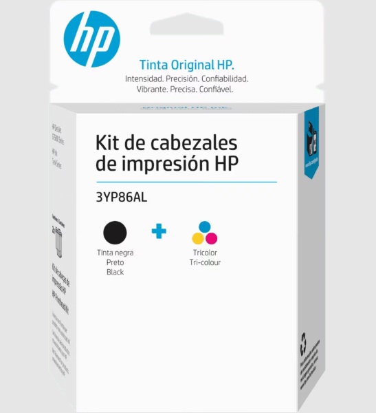 HP TRI-COLOR/BLACK GT PRINTHEAD  KIT - Código: 3YP86AL | Compra en Guadalajara