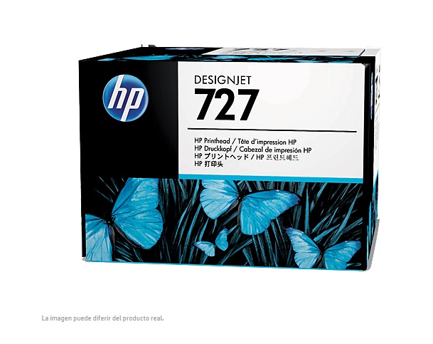 CABEZAL HP LF 727 B3P06A DesignJet 6 COLORES T1500 /T2500/T920  B3P06A - Código: B3P06A | Compra en Guadalajara