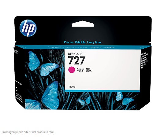 Cartucho Tinta Original Hp 727 Magenta B3P20A - B3P20A