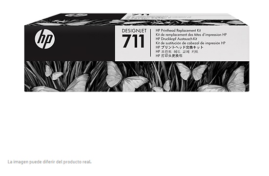 Cabezal HP 711 Cabezal HP 711 C1Q10A - Negro/Cian/Magenta/Amarillo - Código: C1Q10A | Compra en Guadalajara