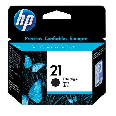 CARTUCHO TINTA ORIGINAL HP 21 NEGRO C9351AL - Código: C9351AL | Compra en Guadalajara