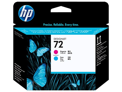 CABEZAL DE IMPRESION HP 72 MAGENTA/CYAN C9383A - Código: C9383A | Compra en Guadalajara