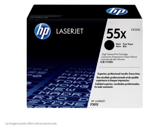 Toner Original Hp Laserjet 55X Negro CE255X - CE255X