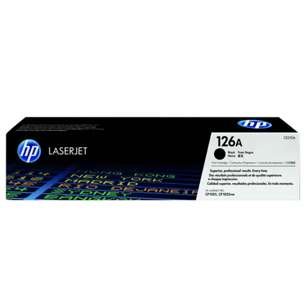 TONER ORIGINAL HP LASERJET 126A NEGRO CE310A - Código: CE310A | Compra en Guadalajara