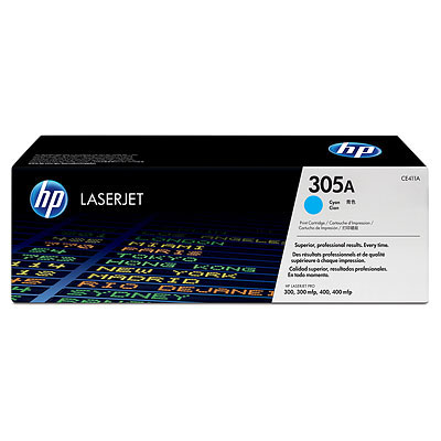 TONER ORIGINAL HP LASERJET 305A CYAN CE411A - Código: CE411A | Compra en Guadalajara
