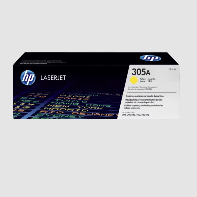 Toner HP 305A CE412A OBOPEN BOX amarillo LaserJet PRO M451/M475 2 600 paginas  CE412AOB