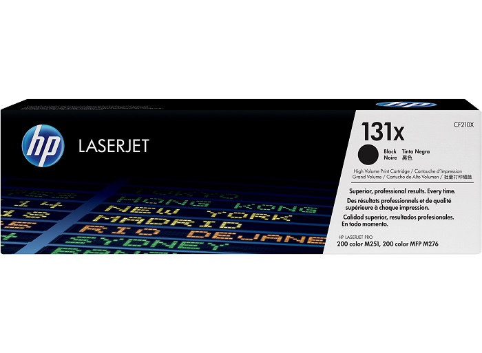TONER HP 131X CF210X NEGRO LASERJET M276nw/M251nw ALTO RENDIMIENTO 2 400 PAG  CF210X - Código: CF210X | Compra en Guadalajara