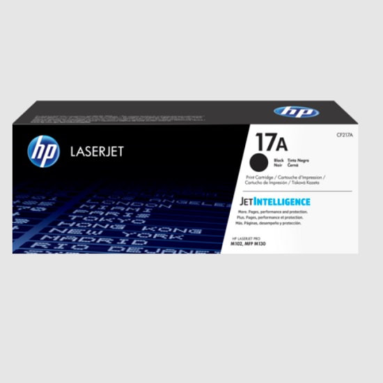 TONER ORIGINAL HP LASERJET 17A NEGRO CF217A - Código: CF217A | Compra en Guadalajara