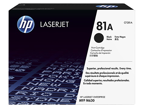 TONER HP 81A CF281A NEGRO LASERJET PRO M630z/M630f/M630h 10 500 PAG  CF281A - Código: CF281A | Compra en Guadalajara
