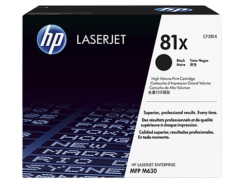 Toner HP LaserJet 81X Alta Capacidad CF281X - Hp