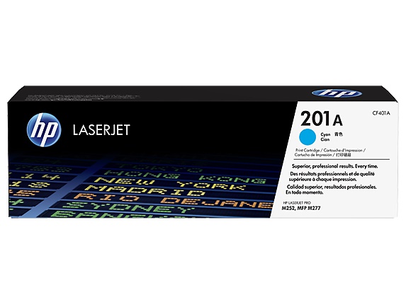 TONER HP 201A CF401A CYAN LASERJET PRO M252Dw/M277Dw 1 400 PAG  CF401A - Código: CF401A | Compra en Guadalajara