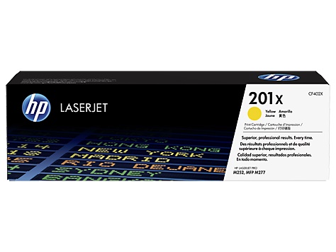 TONER ORIGINAL HP LASERJET 201X AMARILLO CF402X - Código: CF402X | Compra en Guadalajara
