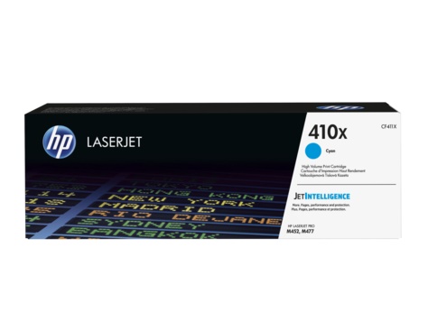 TONER ORIGINAL HP LASERJET 410X CYAN CF411X - Código: CF411X | Compra en Guadalajara