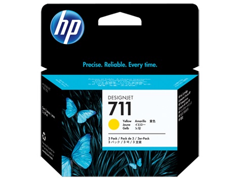 CARTUCHO TINTA ORIGINAL HP 711 TRI AMARI CZ136A - Código: CZ136A | Compra en Guadalajara