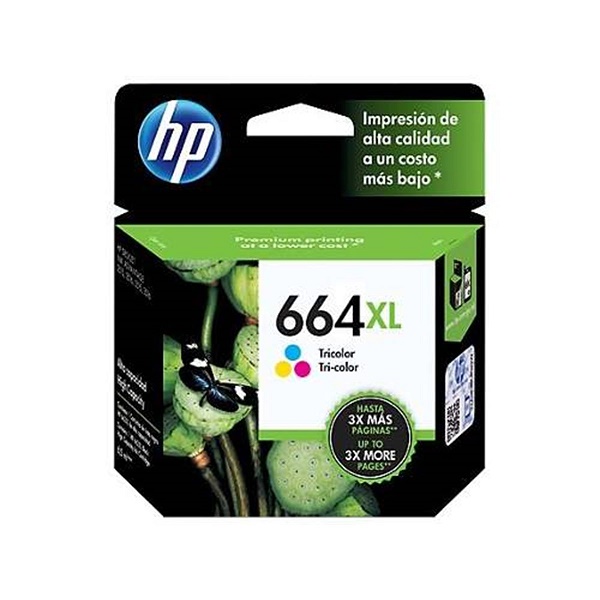 F6V30AL Cartucho Tinta  Hp 664Xl Tricolor F6V30AL