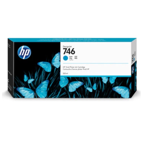 HP Cartucho De Tinta DesignJet 746 De 300 Ml Cian P2V80A - Código: P2V80A | Compra en Guadalajara