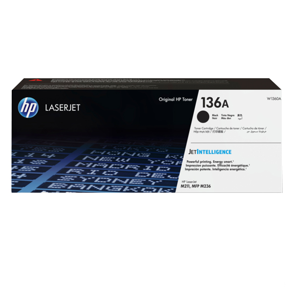 TONER ORIGINAL HP LASERJET 136A NEGRO W1360A - Código: W1360A | Compra en Guadalajara