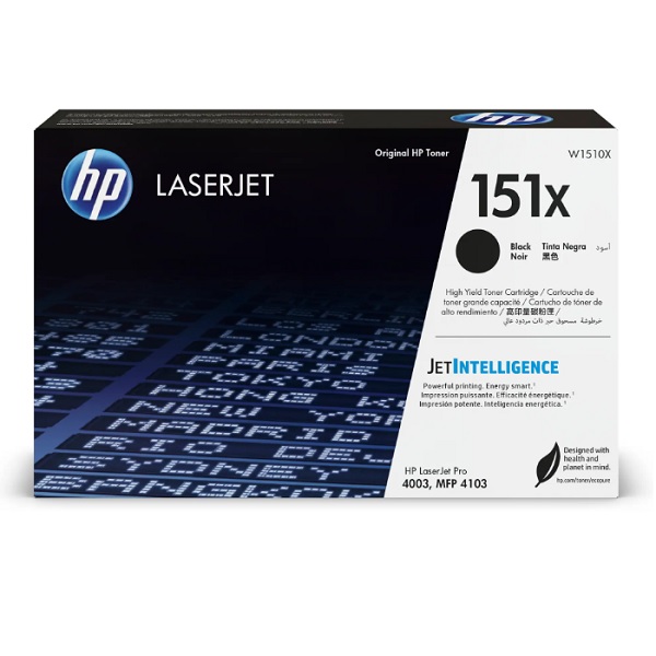 TONER HP 151X W1510X NEGRO LASERJET PRO 4003 / MFP 4103 9 700 Pag  W1510X - Código: W1510X | Compra en Guadalajara