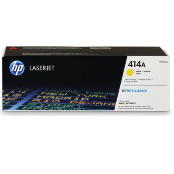 TONER ORIGINAL HP LASERJET 414A AMARILLO W2022A - Código: W2022A | Compra en Guadalajara