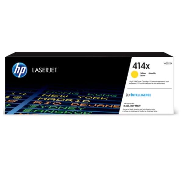 TONER HP 414X W2022X AMARILLO LASERJET M454 / M479 / M480F 6 000 PAG  W2022X - Código: W2022X | Compra en Guadalajara