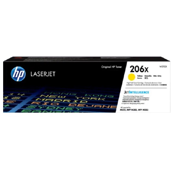 Toner Original Hp Laserjet 206X Amarillo W2112X - W2112X