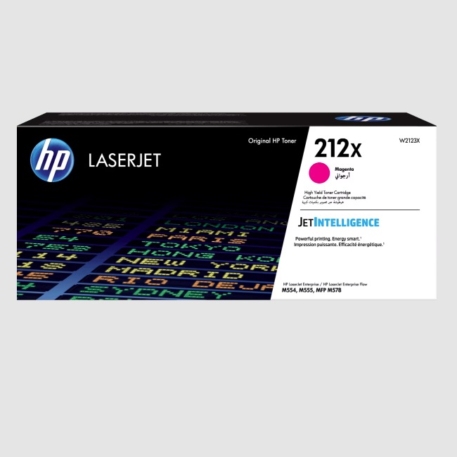 Tóner HP Original LaserJet 212X Alto Rendimiento Color Magenta W2123X - Código: W2123X | Compra en Guadalajara