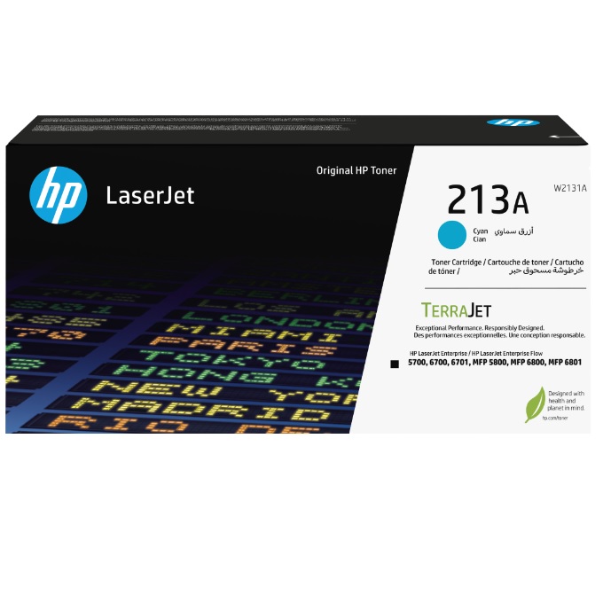 HP 213A Cyn Original LaserJet Toner Crtg - W2131A