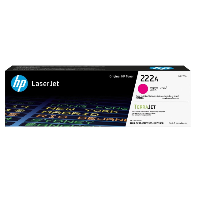 TONER ORIGINAL HP LASERJET 222A MAGENTA W2223A - Código: W2223A | Compra en Guadalajara
