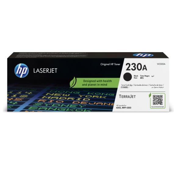 Cartucho De T  ner Hp 230A L  ser   Negro   Original W2300A - W2300A