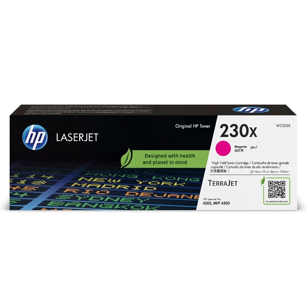 TONER ORIGINAL HP LASERJET 230X MAGENTA 5500PAGS W2303X - Código: W2303X | Compra en Guadalajara