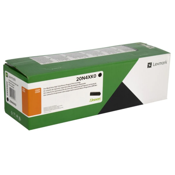 Toner Lexmark 20N4Xk0 Negro Extra Alto Rendimiento 6000 Paginas Para Cs431Dw Cx431Adw 20N4XK0 - 20N4XK0