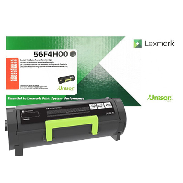 T  ner Lexmark Programa Retorno 15Mil P  ginas Color Negro 56F4H00 - 56F4H00