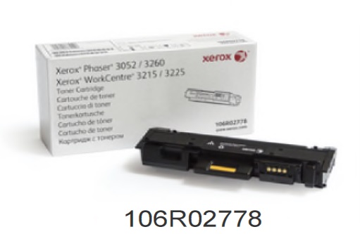 Tóner XEROX Phaser 3260 XEROX 106R02778 TONER NEGRO ESTANDAR - Código: 106R02778 | Compra en Guadalajara